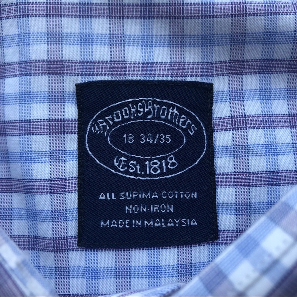 Brooks Brothers Plaid Pocket Dress Shirt 👔Mint!